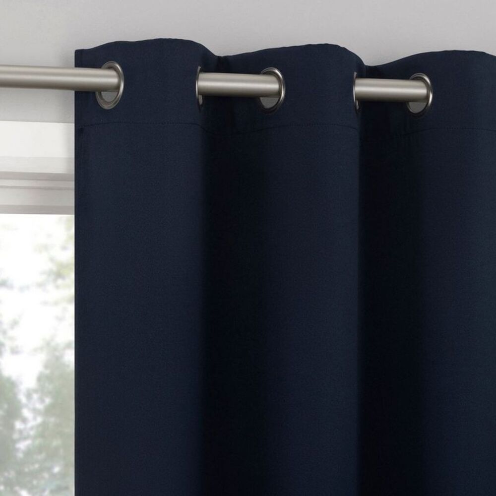 Sun Zero -  2pc 40"x72" Sheridan 100% Blackout Magnet Blue